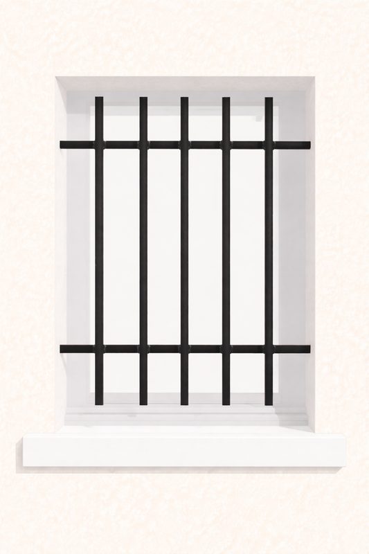 Grilles de fenêtre acier - Sécurité